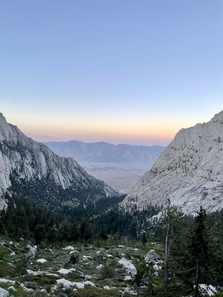 Sunrise on Mt. Whitney